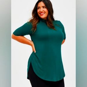 Torrid Super Soft Mock Neck Tunic